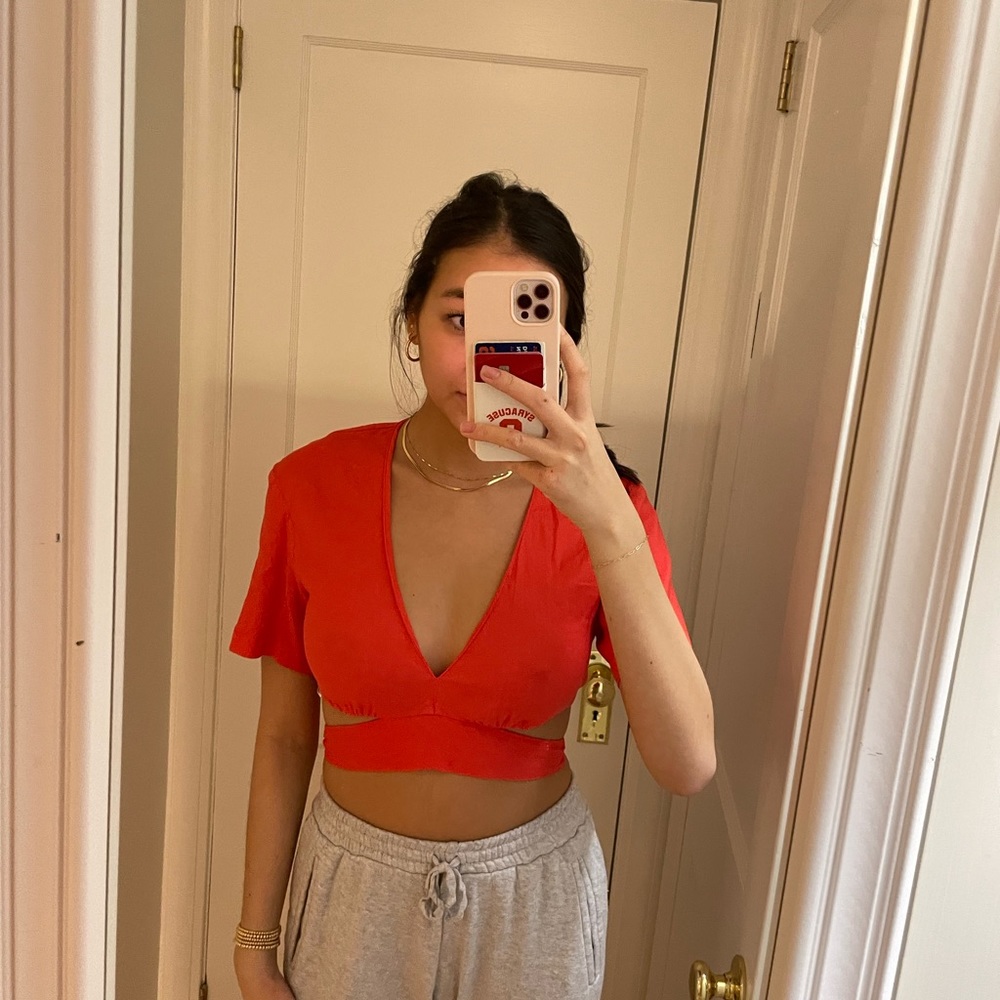 Zara Criss Cross Top